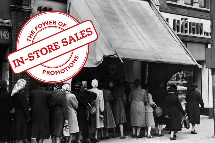 The power of in-store sales promotions