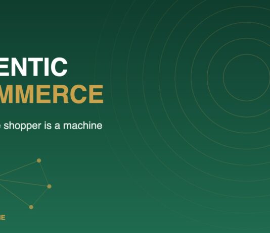 AI Agents Now Shop at Scale: What Agentic Commerce Means for Natural Health Retail Agentic commerce graphic showing an AI agent network connecting to natural health retail shelves
