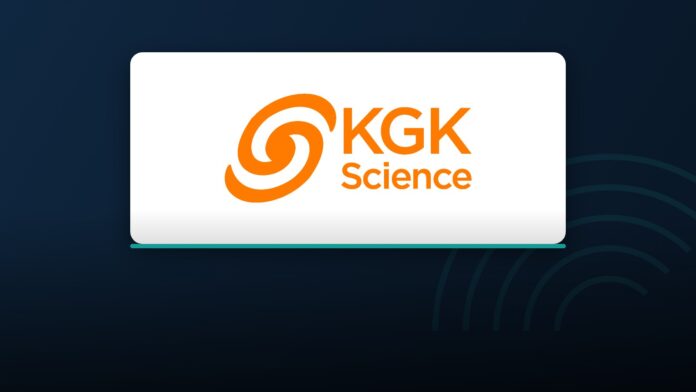 KGK Science logo, the contract research organization behind supplement claim substantiation