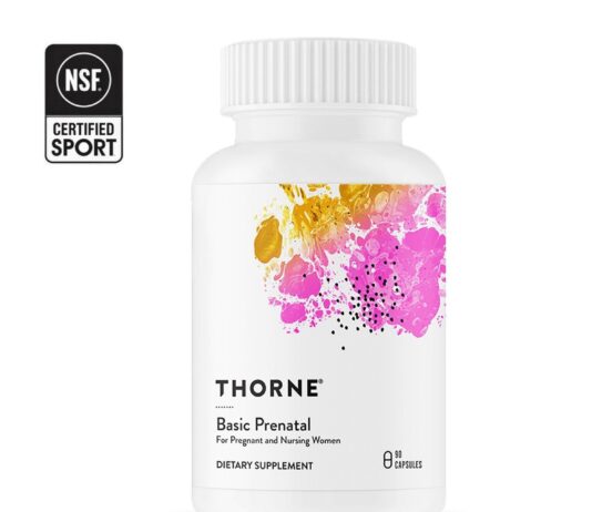 Sport Certification Is Moving Into the Prenatal Aisle Thorne Basic Prenatal bottle with NSF Certified for Sport badge — certified prenatal supplements entering women's health retail